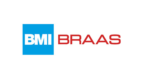 Logo producenta marki BMI Braas. Producent dachów, pokryć dachowych - Garwolin, Mińsk Mazowiecki DominoDach
