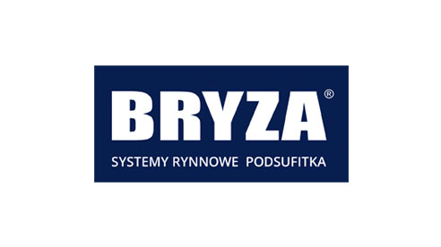 Logo producenta Bryza - producent systemów rynnowych, podsufitek do dachów. Oferta na dachy w Garwolinie i Mińsku Mazowieckim DominoDach.